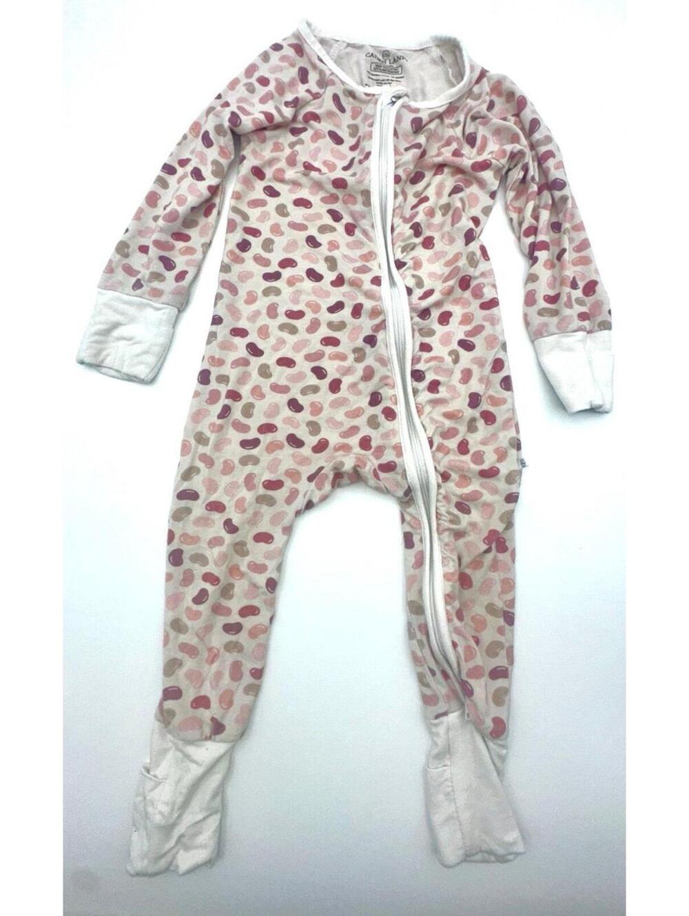 Caden Lane Bamboo Jelly Beans 6-12 Months Bodysuit Zippy Pajamas